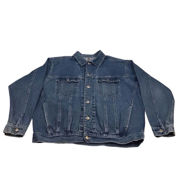 The Disney Catalog Jean Jacket The Seven Dwarfs Denim Vintage 90’s Size Large - Picture 5 of 16